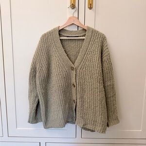 Jenni Kayne Textured Cardigan - Sage Green